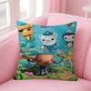Bblue Octonauts Logo   Personalized Pillow Dust Cover Bedroom Kids Party Decoration Pillowcase Birthday Children Gift