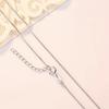 S925 Sterling Silver Clavicle Chain Female Simple Temperament Box Necklace Female Korean Style Sweater Chain Pendant Women Gift