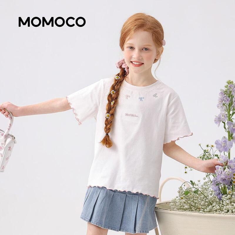 MOMOCO Girls' Summer Short-Sleeve T-Shirt