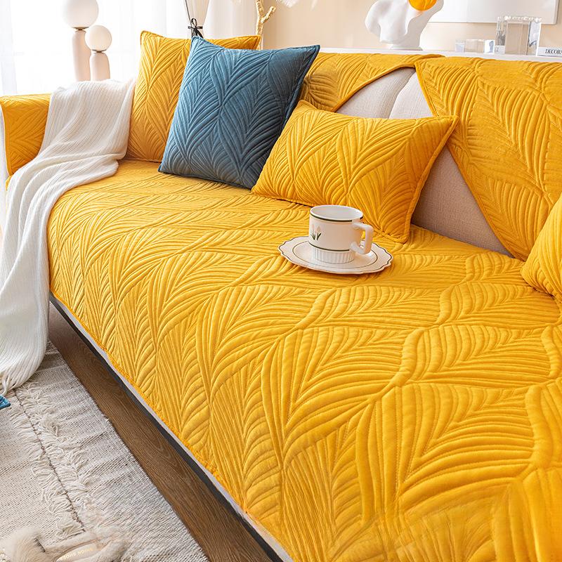 Nordic Simple Polštář na pohovku Zimní plyš Zesílený polštář Protiskluzový potah Látkový Potah na pohovku