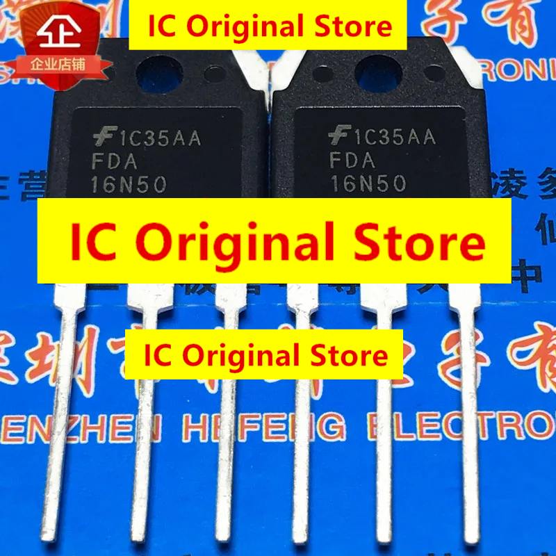 

10pcs FDA16N50 New And Original TO-3P 500V 16A 16N50 Field Effect Tube Of Inverter Welding Machine MOS Transistor A16N50 чорний