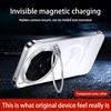 Frameless For Magsafe Metal Camera Fold Stand Holder Phone Case For VIVO X300 S Pro Ultra Magnetic Wireless Charge Bumper Cover
