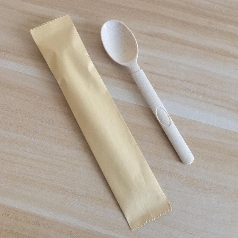 ZISIZ Individually Wrapped Spork with Tissue