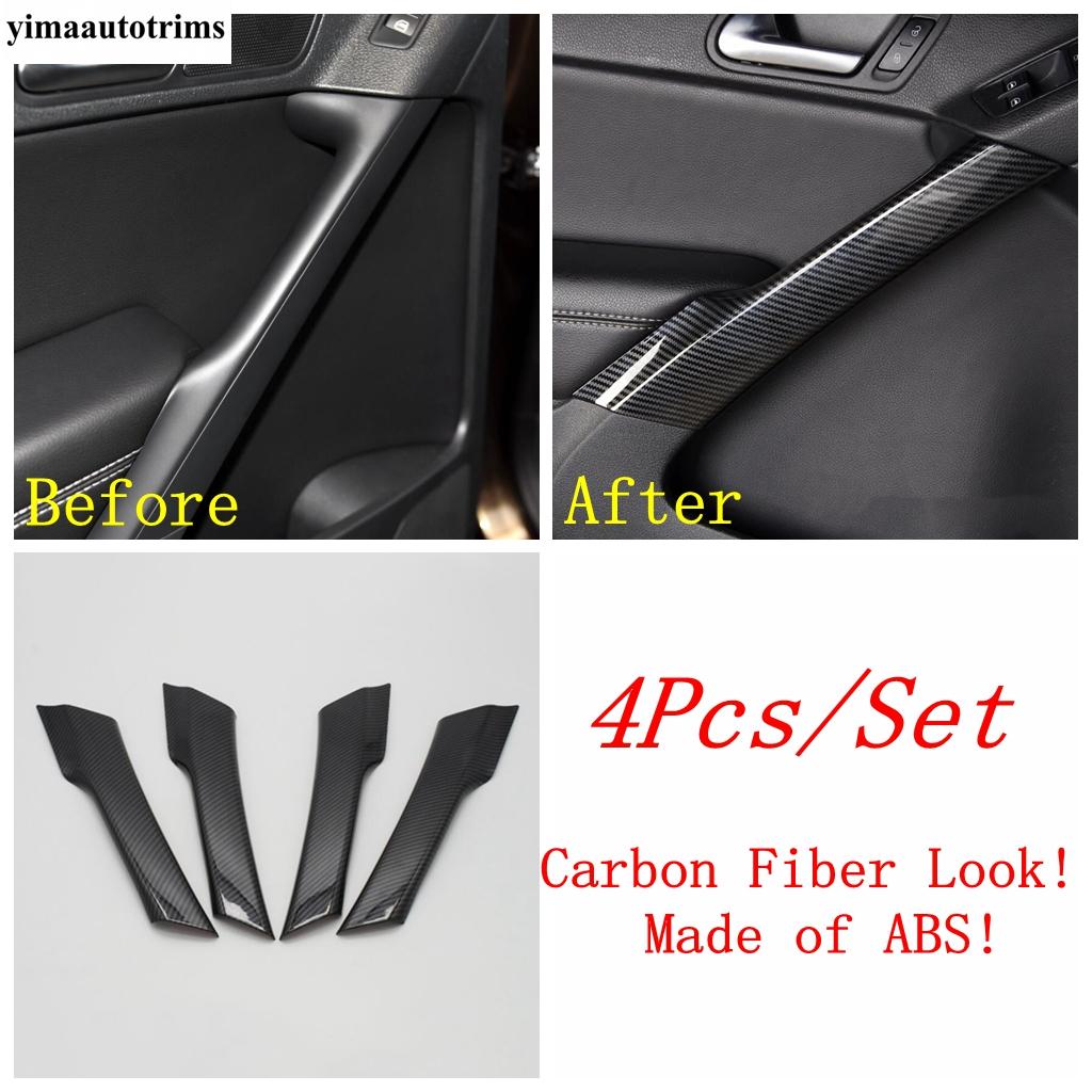 Steering Wheel / Armrest Handle Strip / Head Lamp / Dashboard Air AC Trim Accessories For Volkswagen VW Tiguan MK1 2008 - 2015