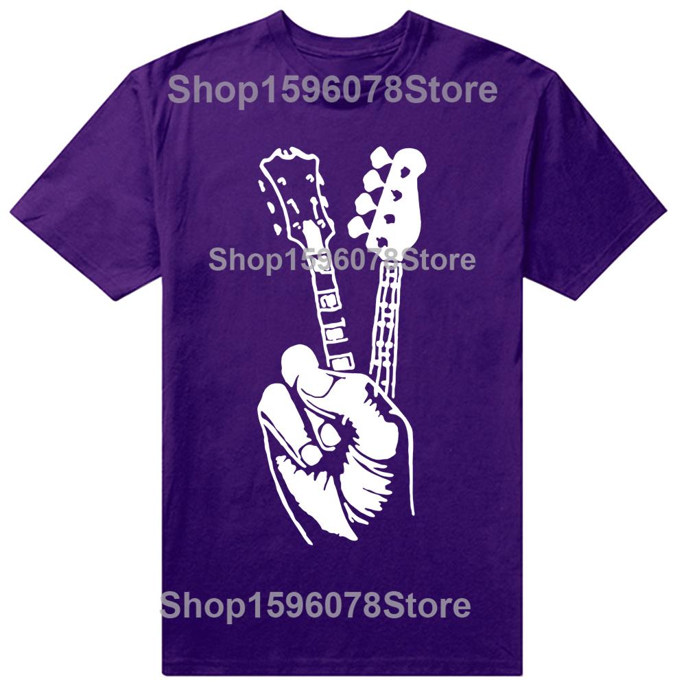 Funny Electric Bass Guitar T Shirts Graphic Cotton Streetwear Short Sleeve Music Hip Hop Rock Tshirt Musician Guitarist