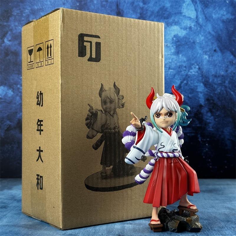 

JT Studio One Piece Yamato crew Luffy Sanji Mini Tabletop decoration Figura de Animation de estatua coleccionable de POLYVINYL CHLORIDE Playthings