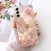Clear For Samsung S21 Plus Case SM-G996B Aesthetic Luxury Cute Fashion Flower Funny Painted Casing For Samsung Galaxy S21+ Cover