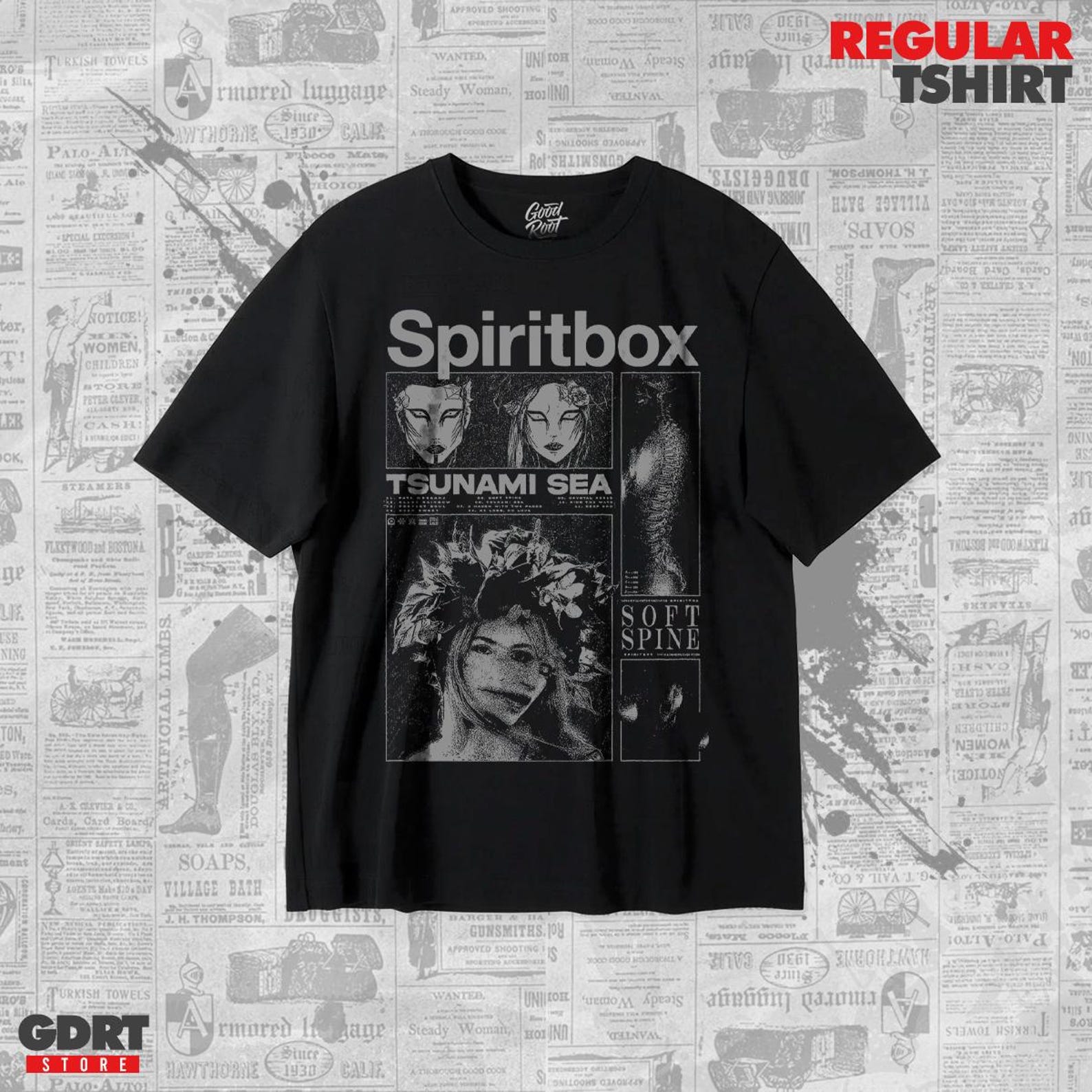 Spiritbox T shirt - Tsunami Sea Albums - Unisex Heavy Shirt S