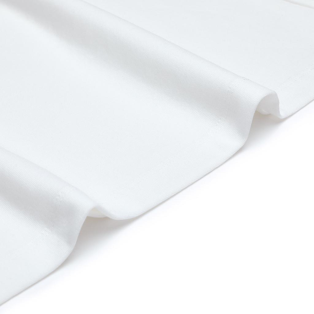 Fila Logo Solid Color Minimalist Tennis Fashion Stand Collar Casual Short Sleeve Dress Women Dresses White F11W339307F-WT