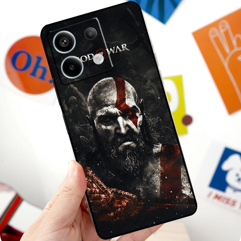God of War Funda For Xiaomi Redmi Note 14 Pro 10 11 12 13 Pro 11S 12S Case For Redmi 15 14C 12C 10C 13C