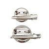 50Pcs Metal Crafting Circles for Jewelry Enthusiasts Practical Brooches and Hair Clip Accessories Jewelry Findings