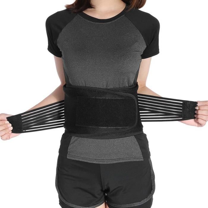 

CEINTURE LOMBAIRE Ceinture de Douleur Masculine Corset Dos pour Hommes Heavy Lift Travail Dos Soutien Brace Bretelles Soutien Lomba