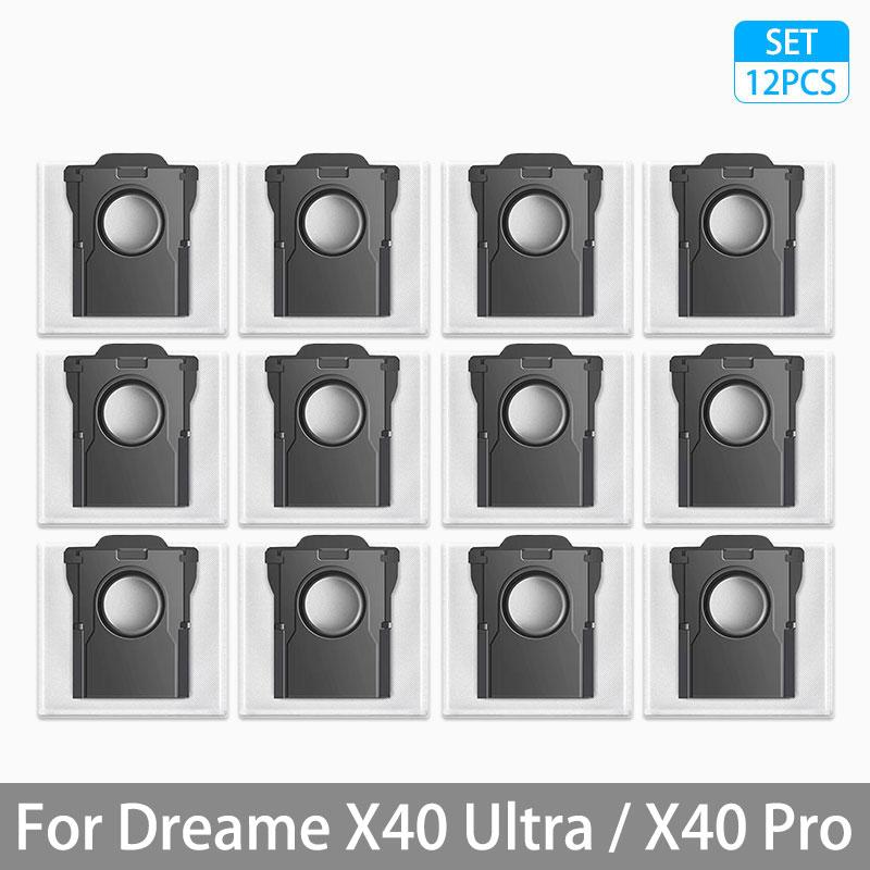 For Dreame X40 Ultra / X40 Pro Accessories Rubber Main Side Brush Mop Cloth Dust Bag HEPA Filter Robot vacuum Replacement Parts