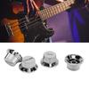 4PCS Polymer Guitar Potentiometer Knob Set Silver/Gold Electric Guitar Accessories Electric Guitar