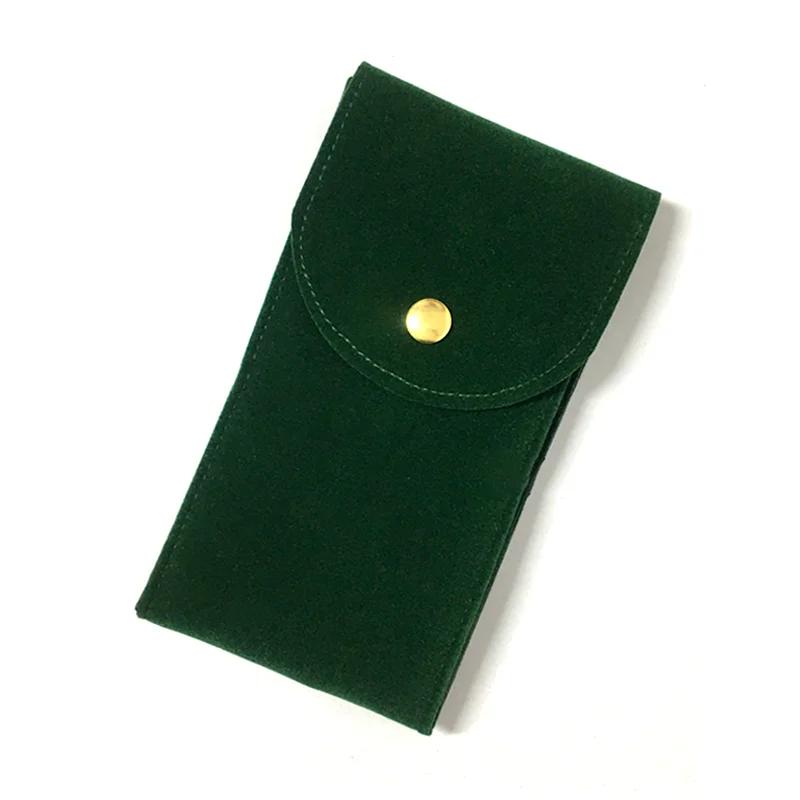 

Embers Watch Bag Green Blue Black Flannelette Gift Bag Travel Storage Case Durable Portable Watch Dust Protection Case зелёный