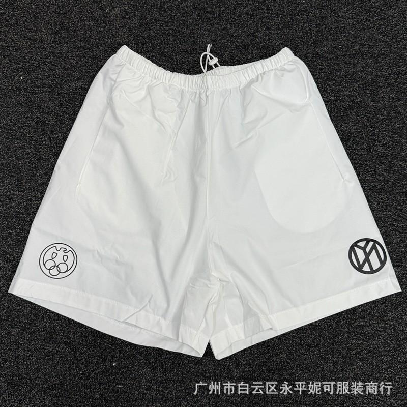 Herren Nylon Cargo Shorts Streetwear Weiter Bein Sportlich Lässig