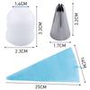 8Pcs/Set Silicone Icing Piping Cream Pastry Bag Nozzle Set DIY Cake Tips Set Cake Nozzle Kitchen