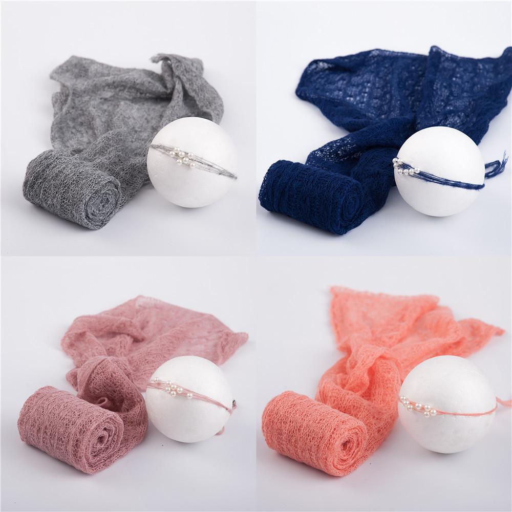 Newborn Baby Photography Mohair Wrap Set