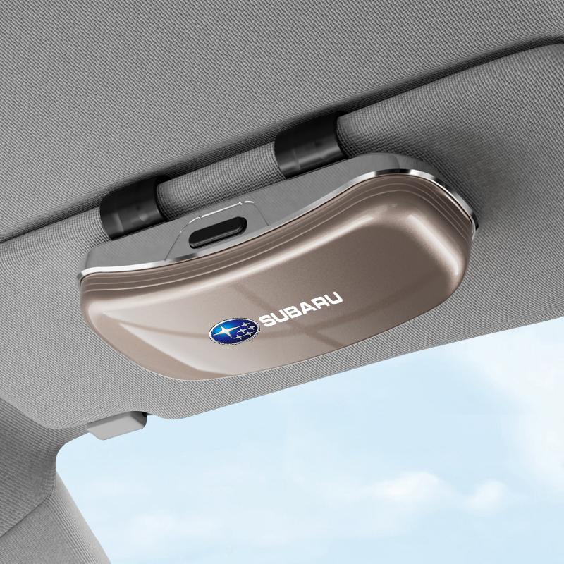 New Car Glasses Box Car Sunglasses Frame Auto Interior Accessories For Subaru Impreza WRX XV Forester BRZ Legacy STI Crosstrek VV666