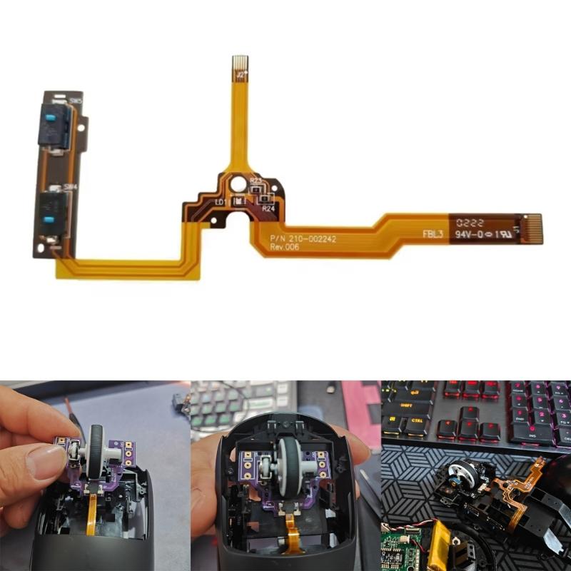 Leiterplattenkabel für GPROX SUPERLIGHT Maus Seitentaste Flexibles Flachbandkabel Maus Seitentaste Motherboards