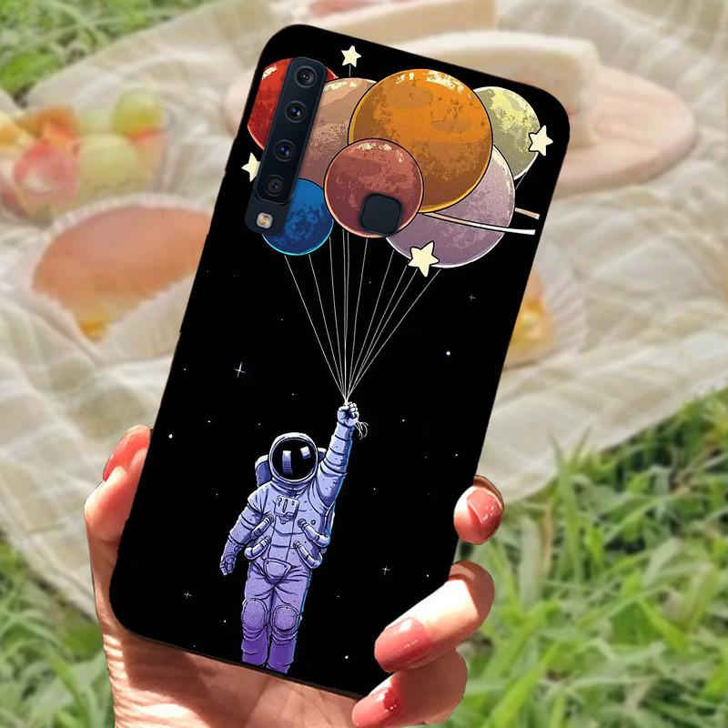 For Samsung A9 2018 Case Cover A7 2018 Silicone Soft Marble Black Bumper Funda Coque for Samsung Galaxy A7 A9 2018 Protective