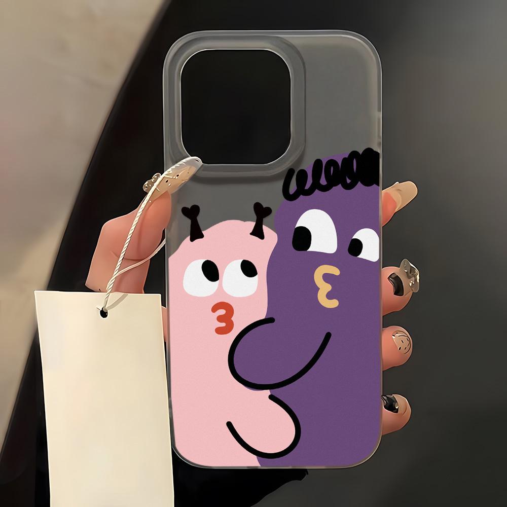 Silicone Phone Case for iPhone 11 Funda iPhone 15 Pro Max 16 13 14 Plus 12 Mini 16promax 15promax Transparent Matte Coque Cover