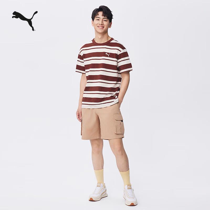 PUMA American Retro Striped Short-Sleeve T-Shirt