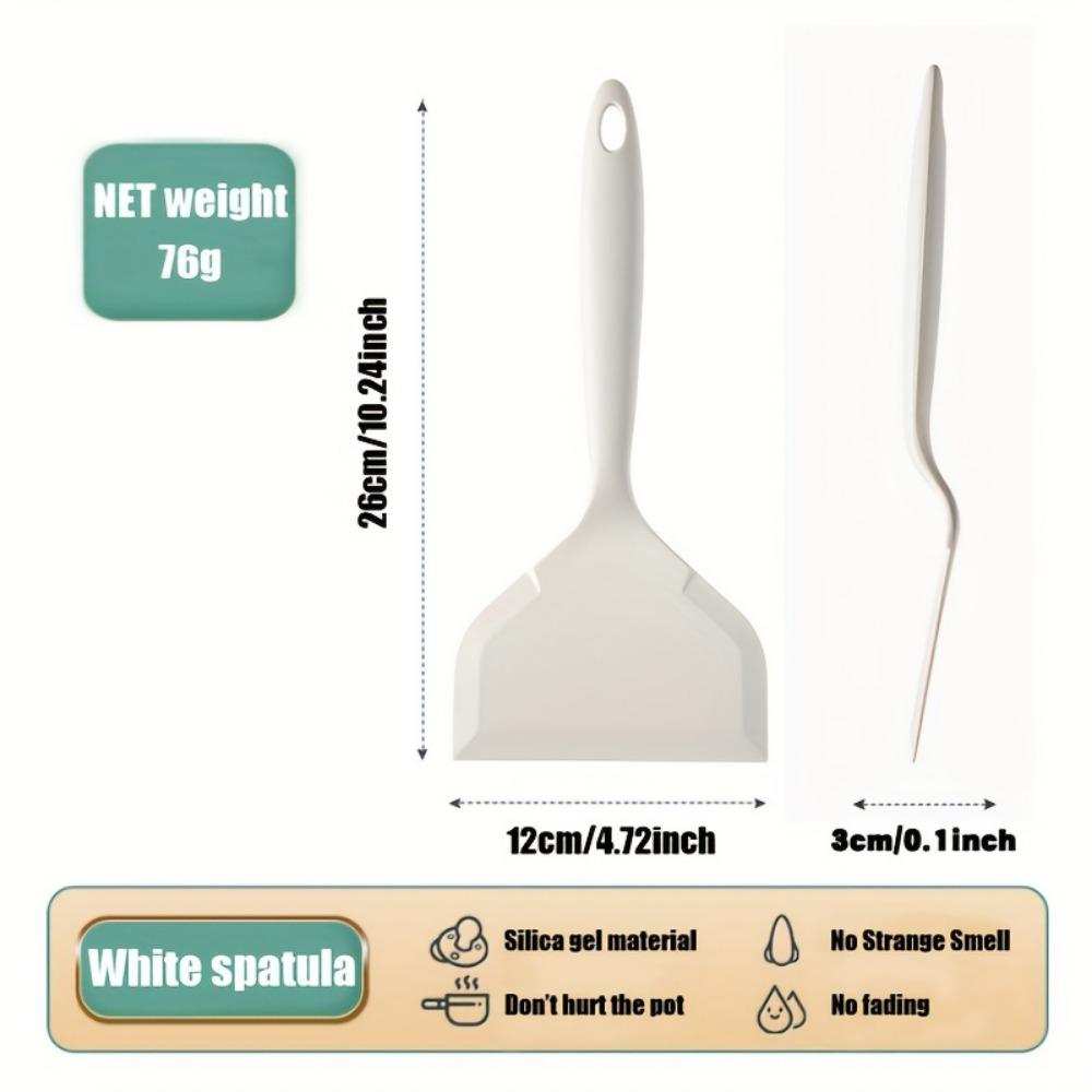 1pc, Heat Resistant Silicone Spatula for Perfect Eggs, Pancakes, Omelettes, and Steak - Non-Stick Cooking Shovel