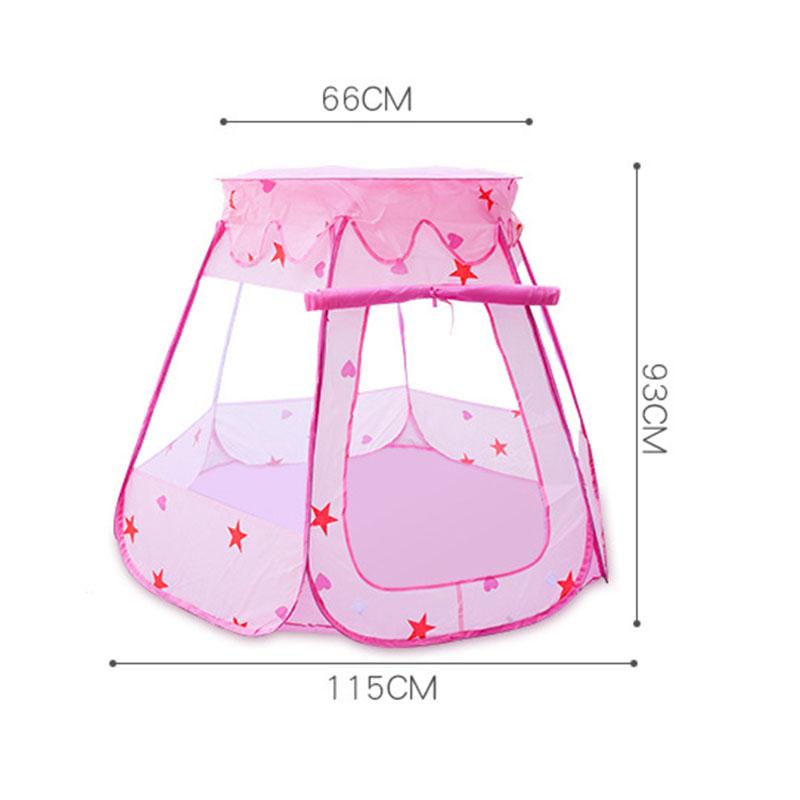 Toy Tent Portable Foldable Indoor Outdoor Princess House Educational Colorful Ball Pool Pit Play House Gift For Children Kids