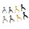 20-10 Stuks/Partij Roestvrij Staal Hanger Sluiting Knijper Beugels Haken Connectoren Gouden Kleur voor Ketting DIY Handgemaakte Sieraden Maken
