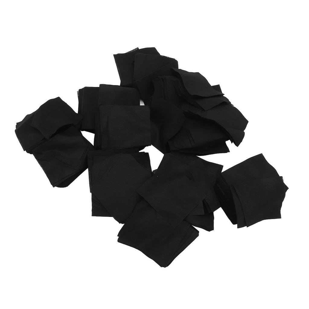1200 Sheets Black Cotton Makeup Pads Disposable Strong Absorption Face Cotton Cosmetic Pads for Skin