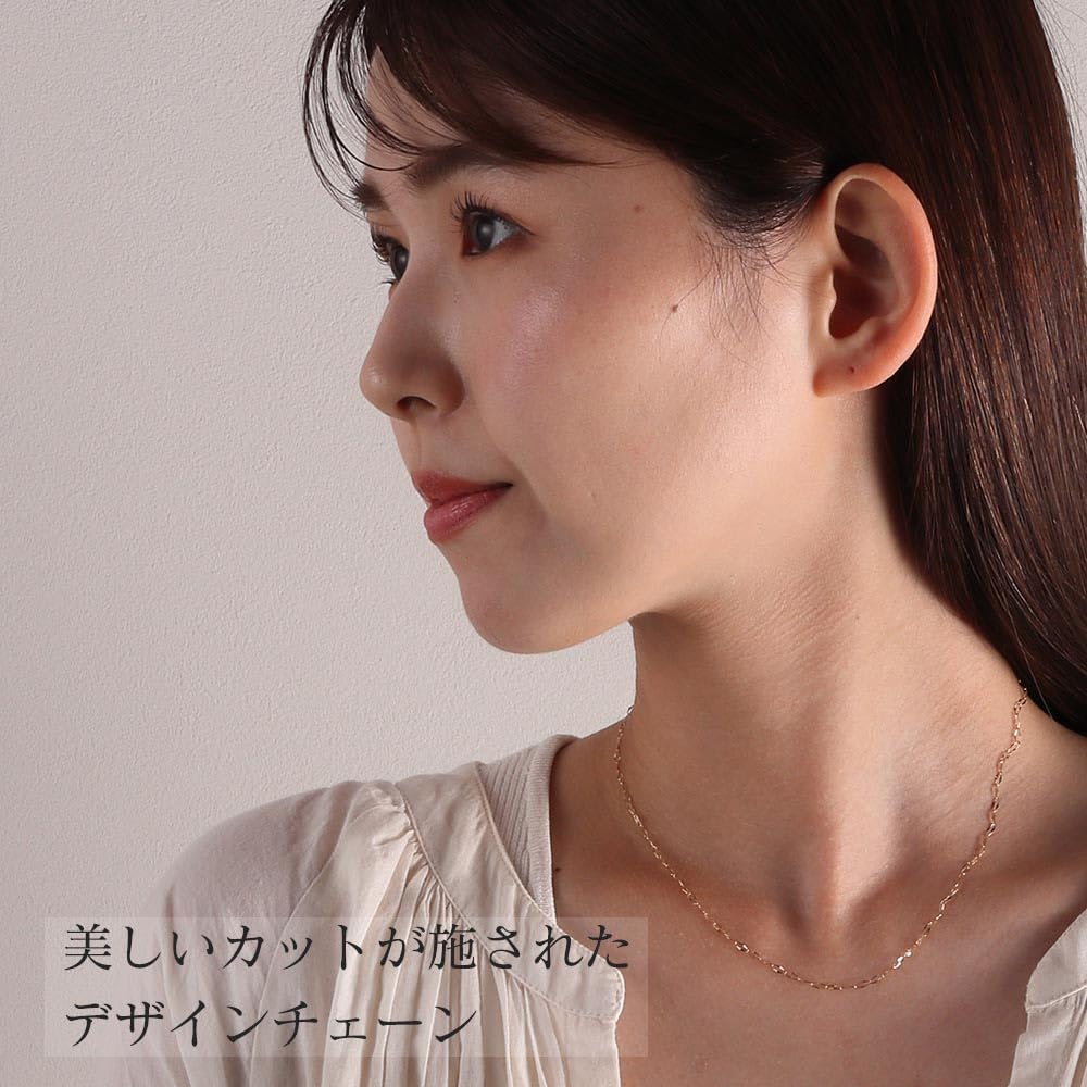10K Chain Necklace Gold Necklace K10YG Gold [VOTRE COUTURE]K10 Women's