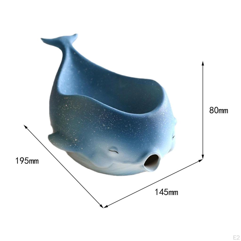 Seifenschale, Schwammhalter, Keramik, trocken halten, einfache Reinigung, tragbarer Whale Shark Saver für