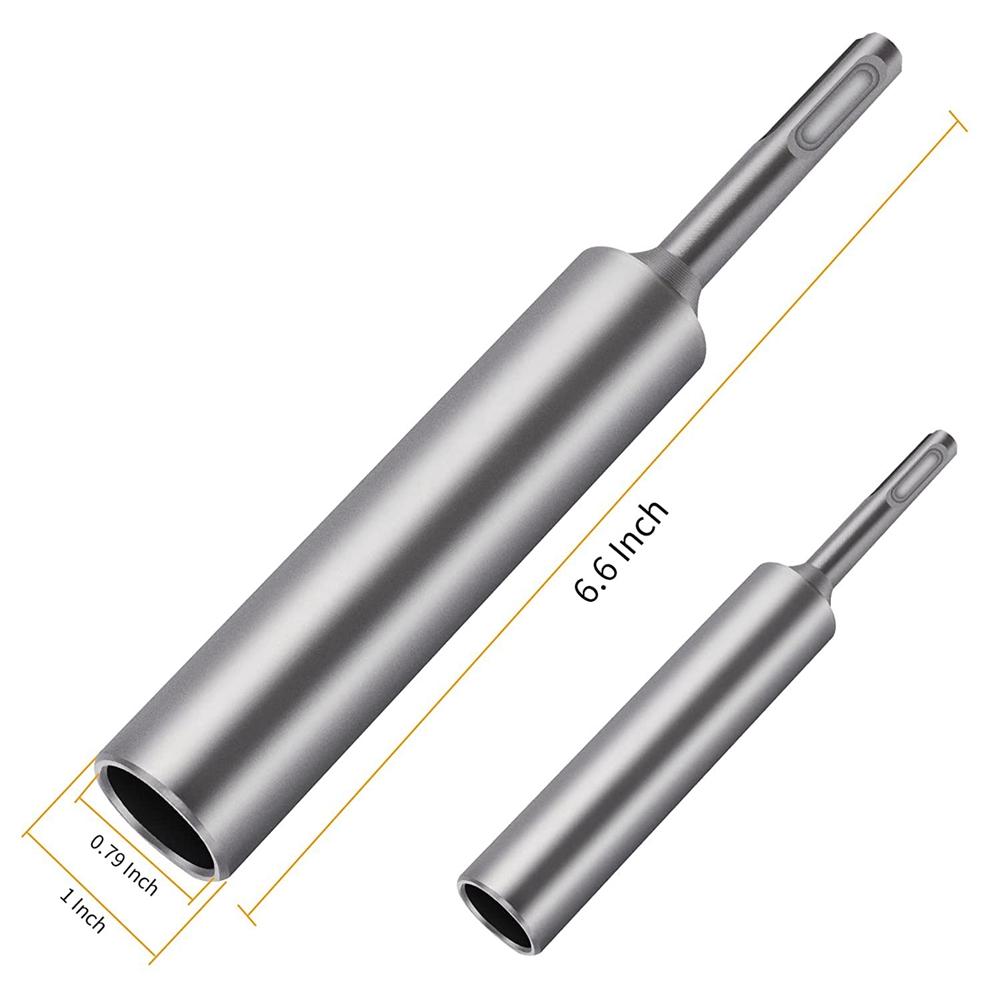 A84E-SDS-Plus Ground Rod Driver For 5/8Inch & 3/4Inch Ground Rods Great For All SDS Plus Hammer Drills Steel