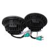 Compatible with Jeep Wrangler JK TJ LJ 2 Pack 7 Inch IP68 Waterproof 6500K 75W LED Headlight