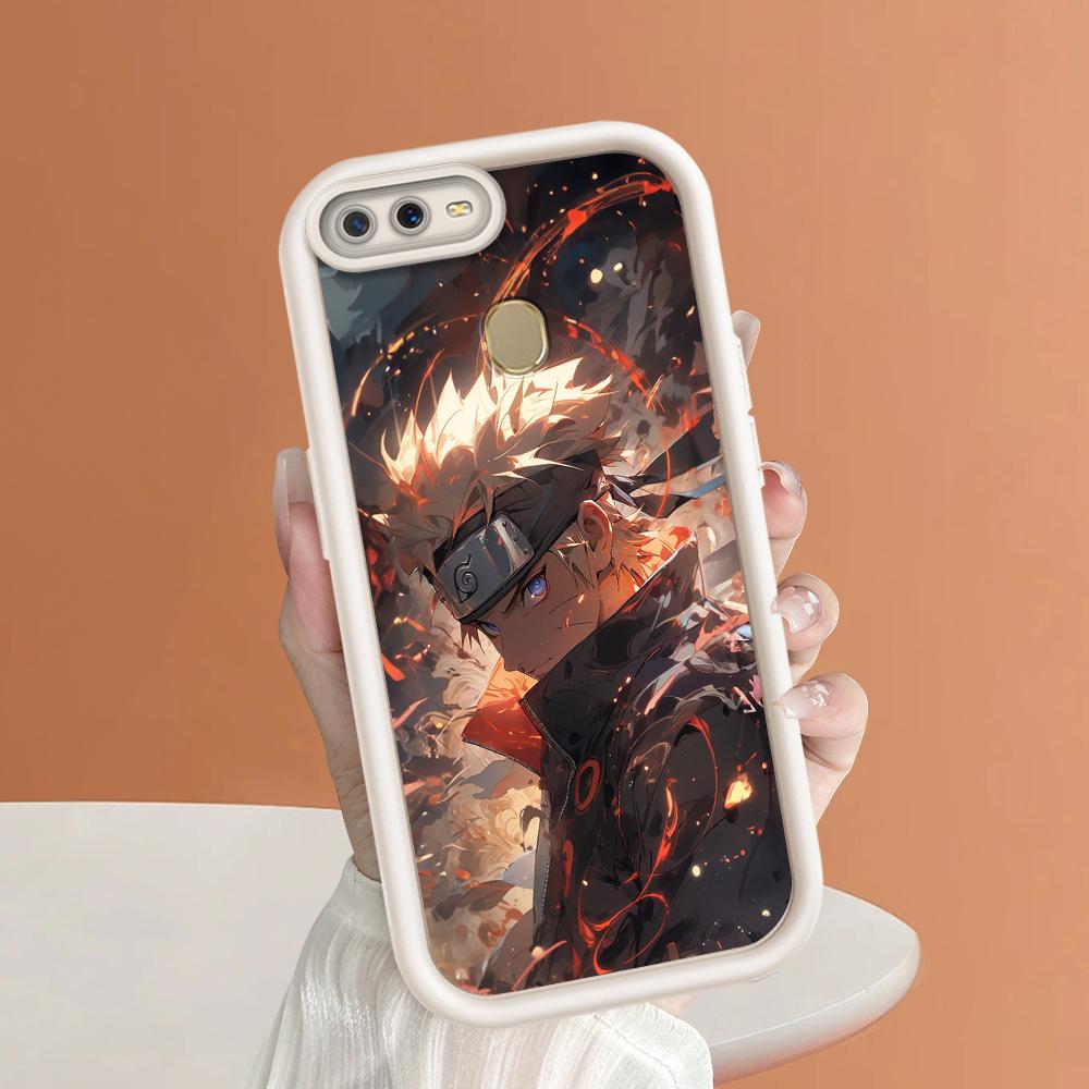 Soft Silicone Square Ladders Cartoon Pattern Full Cover Camera Protection Shockproof Case for OPPO Reno Realme OnePlus