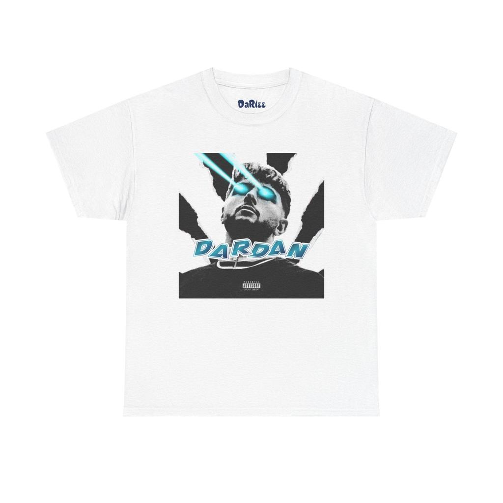 2025 Summer Dardan Rapper Music Tshirt Hiphop Art Heavyweight Tshirt Pure Cotton Street Fashion Trendy Casual Tshirt