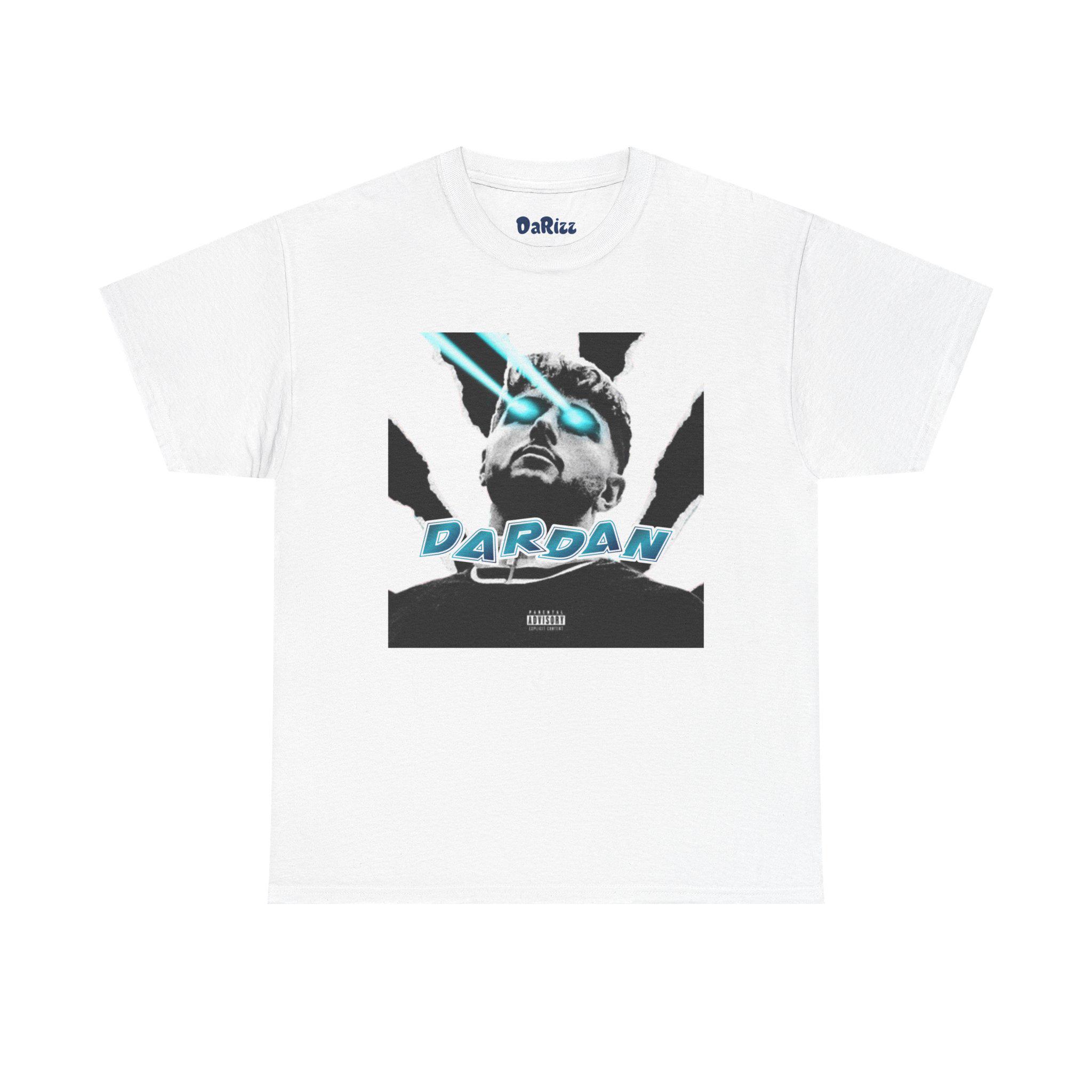 

2025 Summer Dardan Rapper Music Tshirt Hiphop Art Heavyweight Tshirt Pure Cotton Street Fashion Trendy Casual Tshirt S