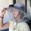 USB Charging Solar Powered Fan Hat Wide Brim Mosquito-proof Hat Universal Fisherman Hat  Summer