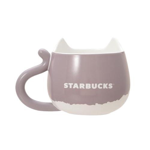 Starbucks Valentine's Day 2025 Mug, Cat Face, Gray, 355ml, Coffee Mug, Starbucks, Cat, Gift, Cup