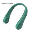 7W Silicone Neck Hanging Fan Portable Silent Bladeless Fan High Wind USB Cooling Fan 200*250mm