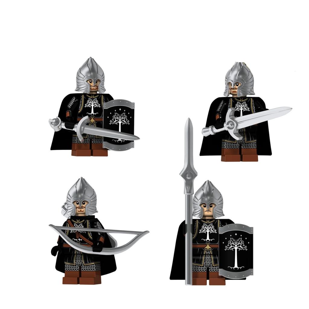 Collection Assembly Toy Minifigure Building Blocks Children's Gift Medieval Knight