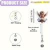 Acrylic Angel Girl Badge Holder. Retractable ID Card Scroll for Medical Students & Nurses.
