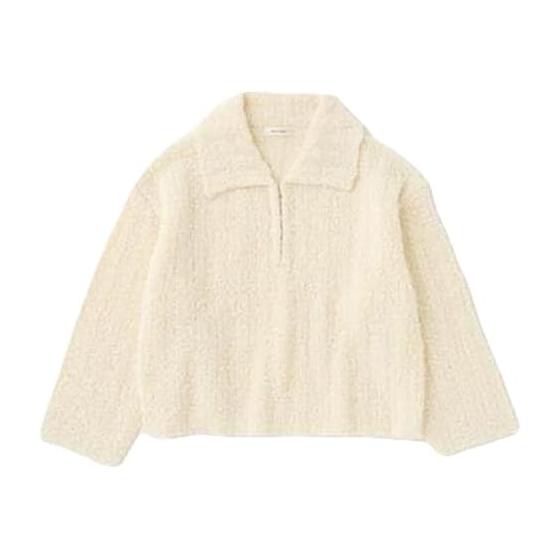 [Mousy] OPEN COLLAR Knit