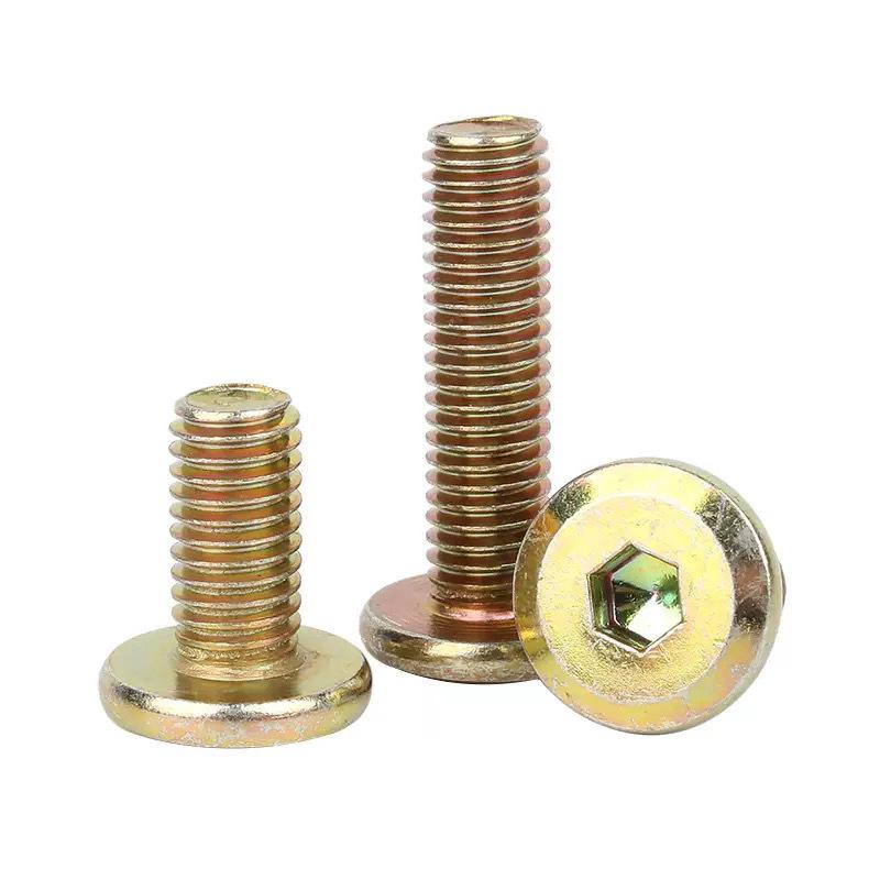 M4 Countersunk Hex Socket Flat Head Furniture Screws Assortment