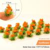 22pcs/set Multicolors DIY Miniature Garden Decor Plastic Landscape Wargame Grass Tufts
