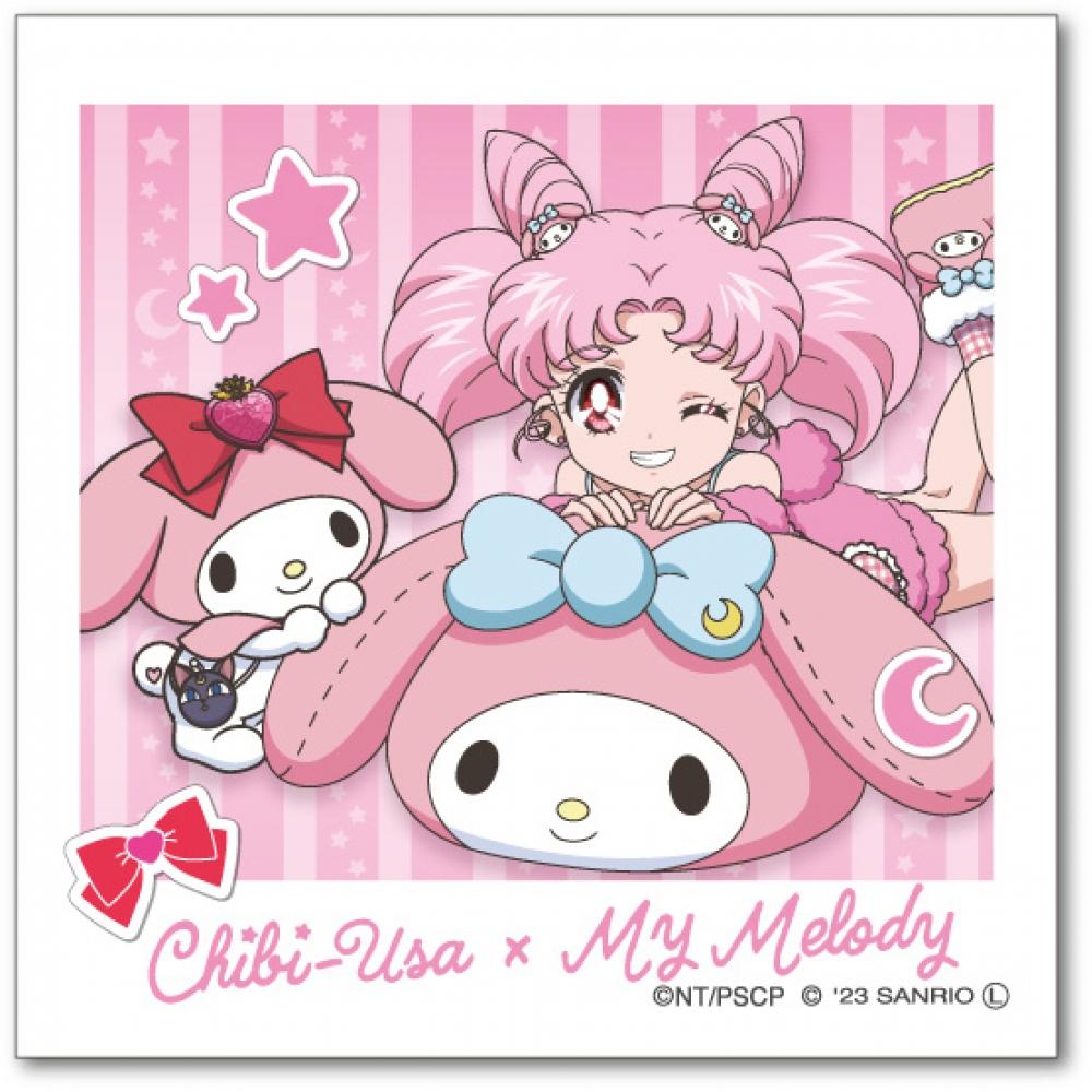 

Сейлор Мун Серія Сейлор Мун X Персонажі Sanrio Вирізана наклейка Міні Чібіуса X Май Мелоді
