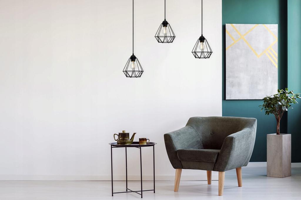 LOFT HANGING LAMP DIAMOND EDISON WIRE LED