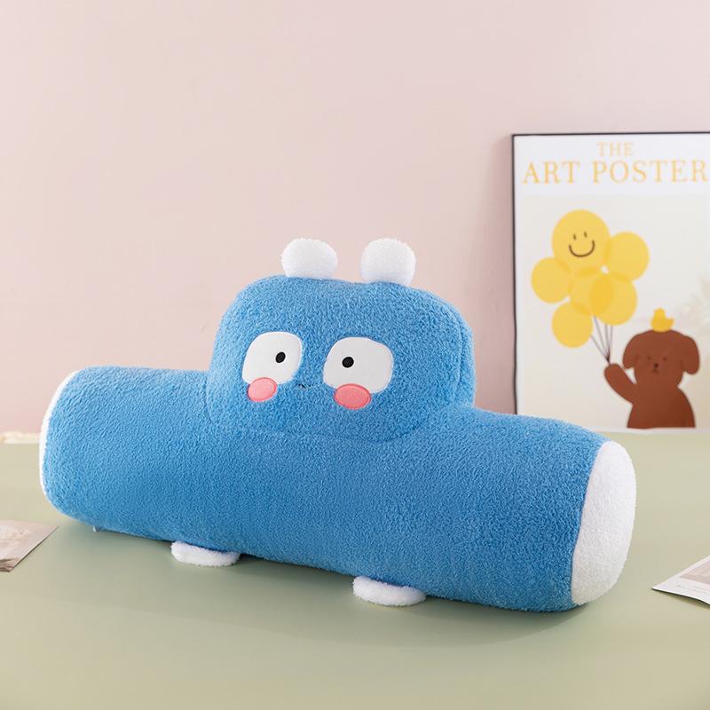 Car waist long plush large cushion car waist pillow nap pillow bedside sleeping pillow