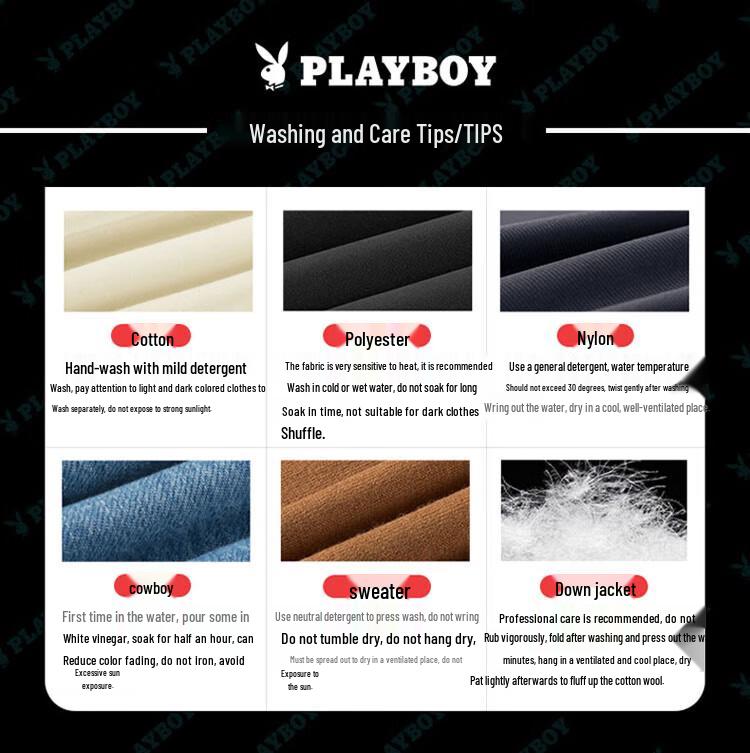 PLAYBOY Men's Loose Straight Corduroy Casual Pants